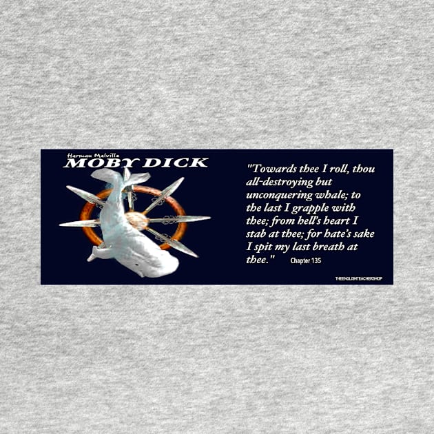 Moby Dick Image and Quote by KayeDreamsART